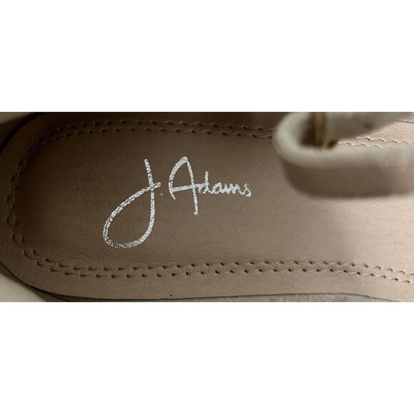 J. Adams Women's 7.5 Honey Heels Round Toes Scalloped Edge Retro Mary Jane Pumps - Picture 9 of 10